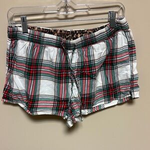 Aerie Colorful Plaid Shorts
